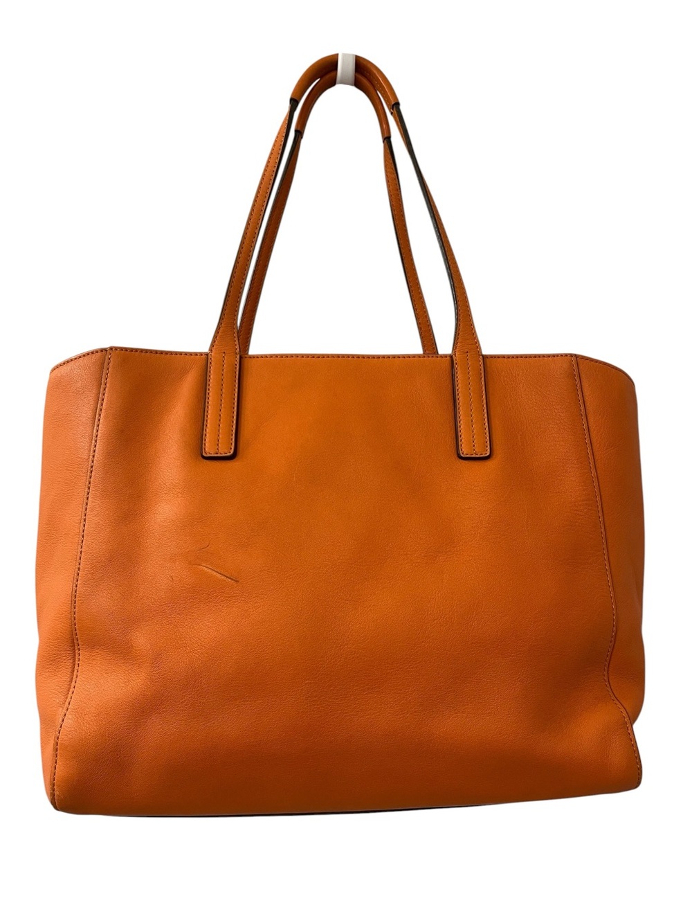 MCM Leather Orange Tote Bag (pen mark on leather) - Picture 2 of 10